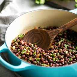Cuban Black Beans with Cilantro and Lime