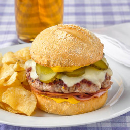 Cuban Sandwich Burger