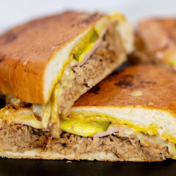 Cuban Sandwich with Potato Sticks Recipe