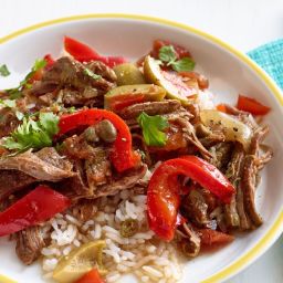 Cuban-Style Braised Steak and Peppers