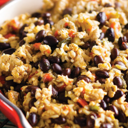 Cuban-Style Rice & Beans with Turkey