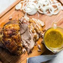 Cuban-Style Roast Pork Shoulder With Mojo Recipe