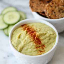 Cucumber and Dill Hummus - Vegan and Gluten Free