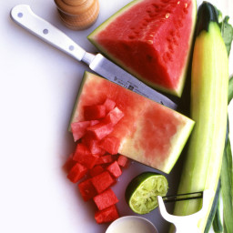 Cucumber and Watermelon Salad