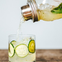 Cucumber Rickey Cocktail