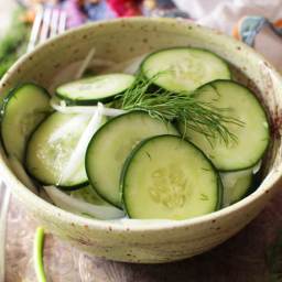Cucumber Salad For One