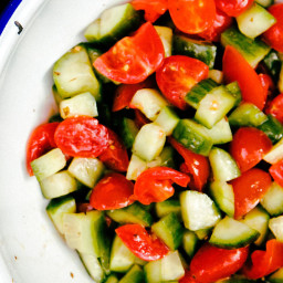 Cucumber-Tomato Salad