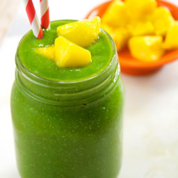 Cucumber Tropical Green Smoothie