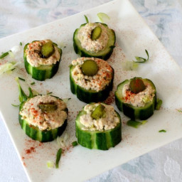 Cucumber Tuna Bites