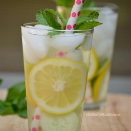 Cucumber, Lemon and Mint Infused Water