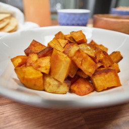 Cumin-roasted sweet potatoes