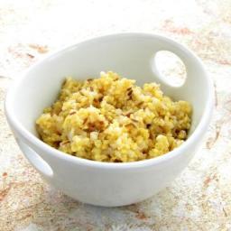 Cumin Spiced Millet Pilaf - pressure cooker recipe