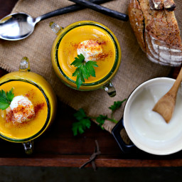 Curried Apple Butternut Squash Soup