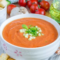 Curried carrot and tomato soup 
