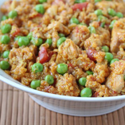 Curried Chicken and Peas
