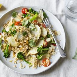 Curried chicken and rice salad