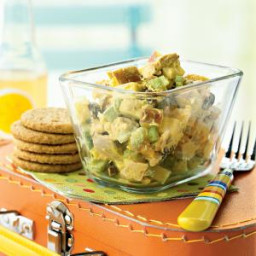 Curried Chicken Salad with Apples and Raisins
