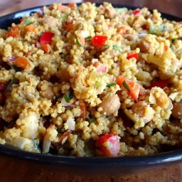 Curried Chickpea Couscous Salad