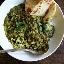 Curried Lentils with Coconut Milk