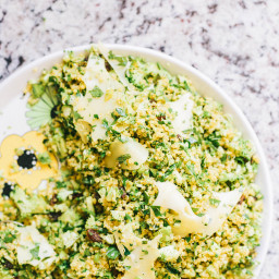Curried Quinoa Broccoli Salad with Jarlsberg Cheese