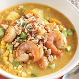 Curried Shrimp-and-Corn Chowder