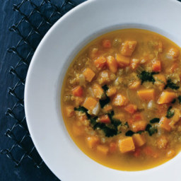 Curried-Squash and Red-Lentil Soup