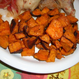 Curried Sweet Potato Wedges
