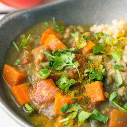 Curried Tomato-Lentil Stew