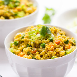 Curry Cauliflower Rice and Quinoa
