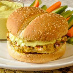 Curry Chicken Burgers
