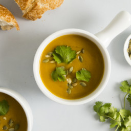 Curry Ginger Squash Soup (Instant Pot)