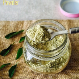 Curry Leaves Powder Recipe for Toddlers and Kids