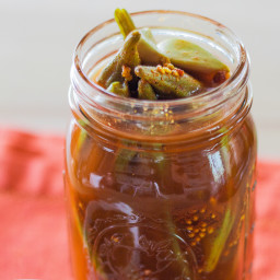 Curry Pickled Okra
