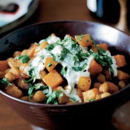 Curry-Roasted Butternut Squash and Chickpeas