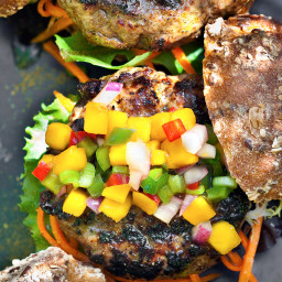Curry-Spiced Lamb Burgers