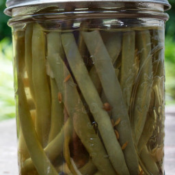 Curry Spiced Pickled Green Beans
