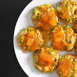 Curry Turkey Bites + Apricot Ginger Sauce