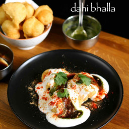 dahi vada recipe | dahi bhalla recipe | north indian dahi bhalle