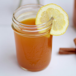 daily detox lemon, ginger and turmeric tea