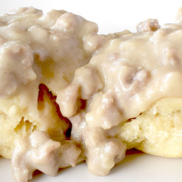 Dairy Free Biscuits and Gravy │ The Taste of Kosher