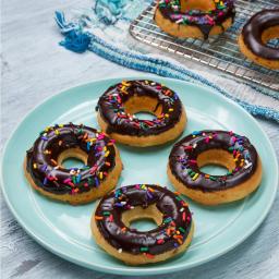Dairy-Free Chocolate-Glazed Donuts Recipe by Tasty