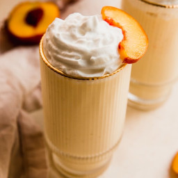 Dairy Free Creamy Peach Milkshake (Chik Fil A Copycat)