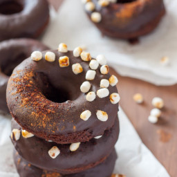 Dairy Free Gluten Free Mexican Hot Chocolate Donuts