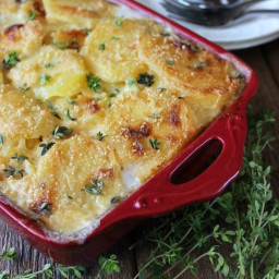 Dairy Free Herbed Scalloped Potatoes