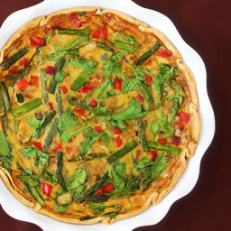 Dairy-Free Vegetable Quiche (with eggs)