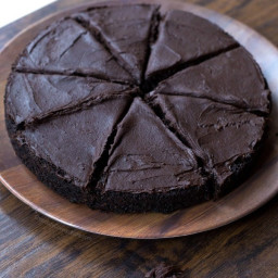 Dark Chocolate Eclipse Cake