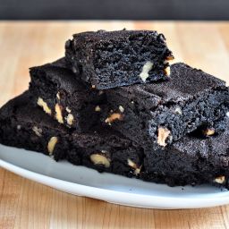 Dark Chocolate Fudge Brownies