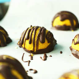 Dark Chocolate Golden Milk Macaroons