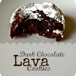 Dark Chocolate Lava Drops
