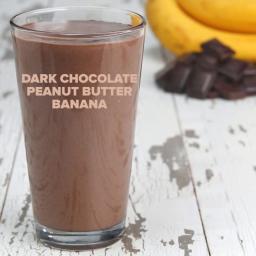 Dark Chocolate Peanut Butter Banana Protein Smoothie Recipe by Tasty